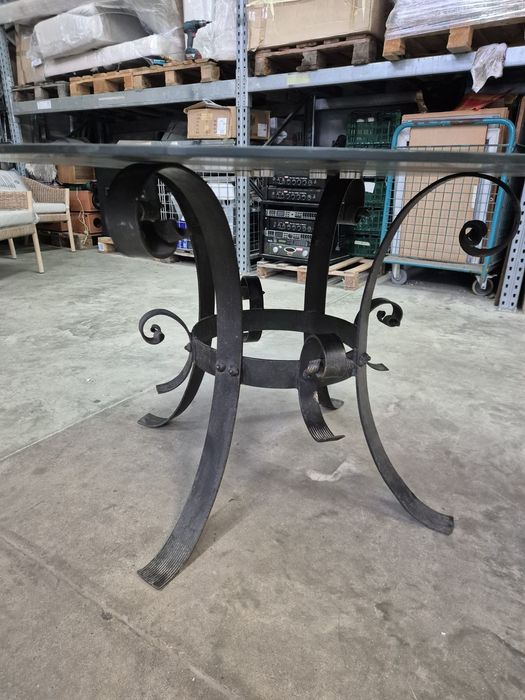 Маса от закалено стъкло, плот Kave Home