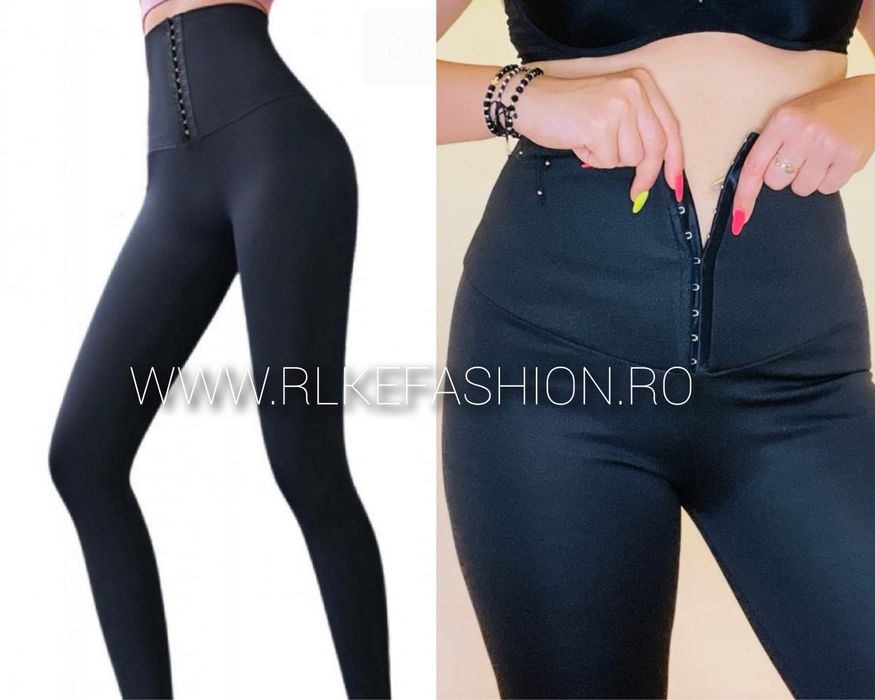 Colanți cu corset talie înaltă