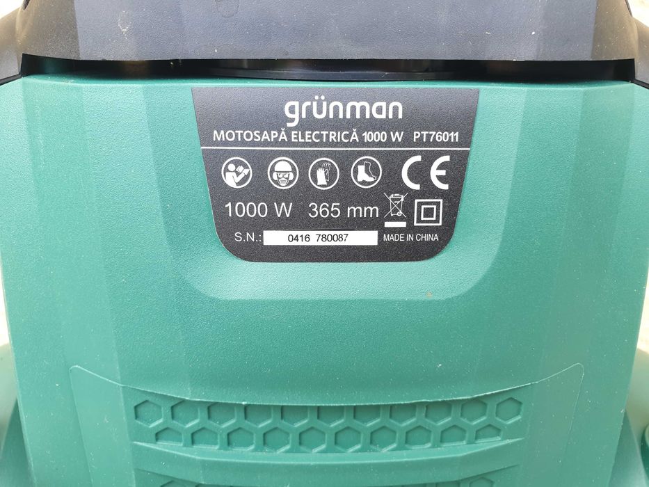 Motosapa electrica Grunman PT76016, 1500 W, latime lucru 45 cm