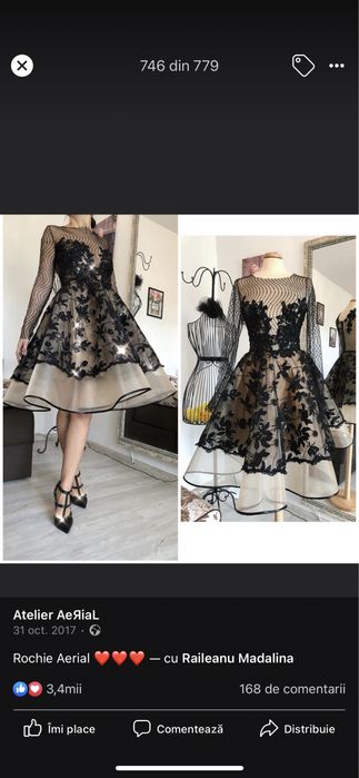 Rochie de ocazie eleganta noua Atelier Aerial