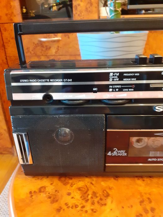 Radiocasetofon Sharp mic boombox
