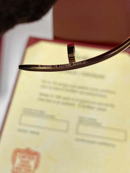 Brățară Cartier Cui Slim 16 Rose Gold 750 Diamond