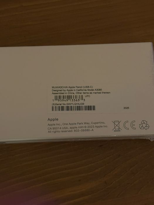 Apple pencil USB-C