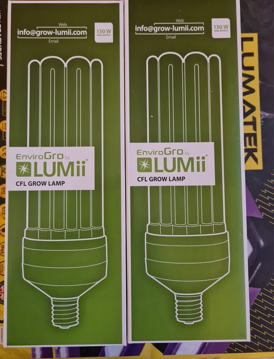 Продавам 130w (6U) CFL лампа Lumii Envirogro 2700k Warm White