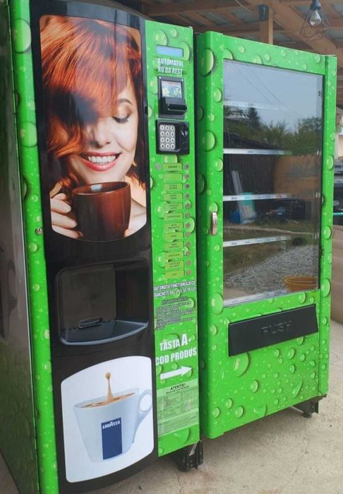 Automate vending  de cafea și băuturi reci