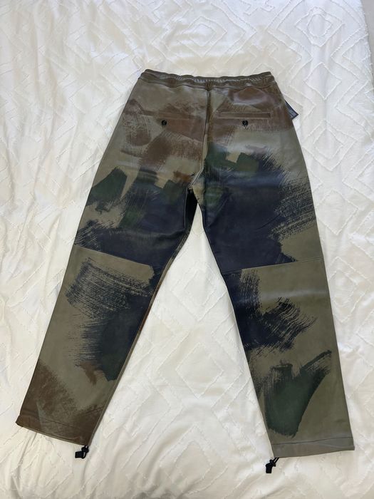 Кожени панталони Diesel Brushstrokes от овча кожа(оригинални)