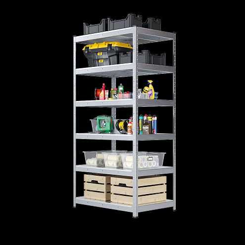 Стеллаж в подвал металлический HIT  1800 /  5 полок / металл