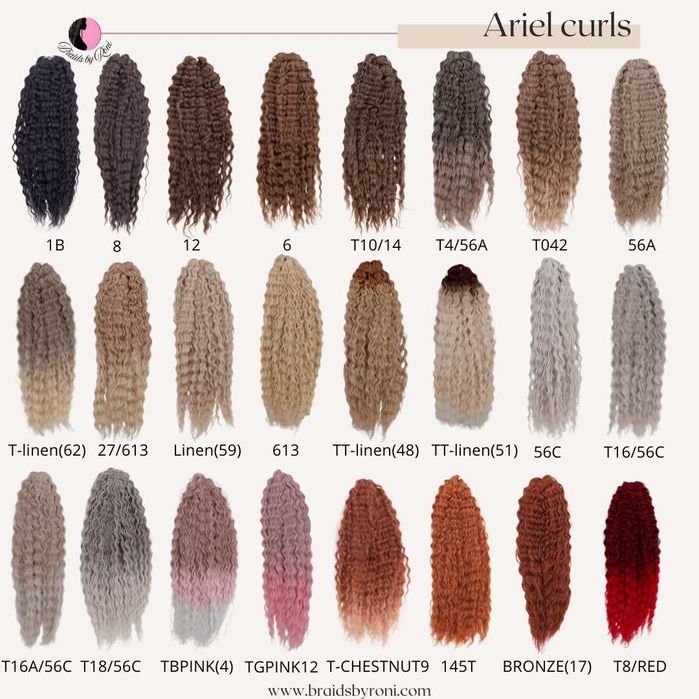 Афро къдрици Ариел за сплитане на плитки 300 гр