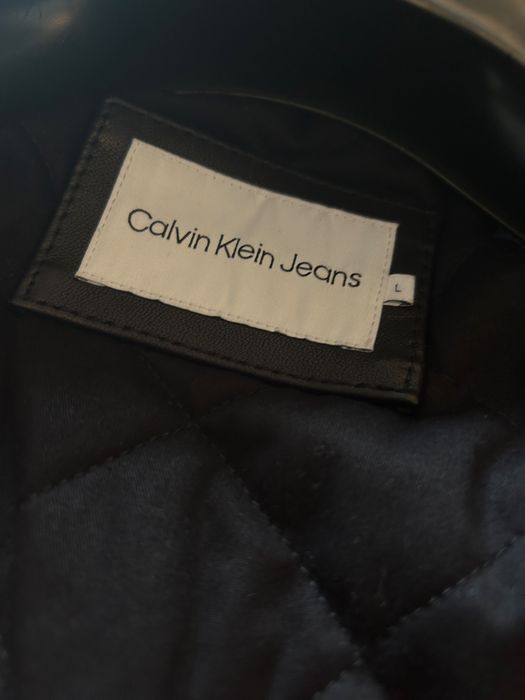 Geacă de piele Calvin Klein