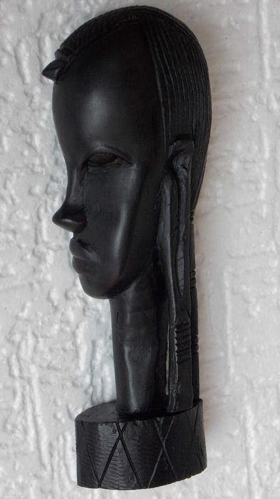 statueta sculptura lemn abanos arta africana antichitati statuie