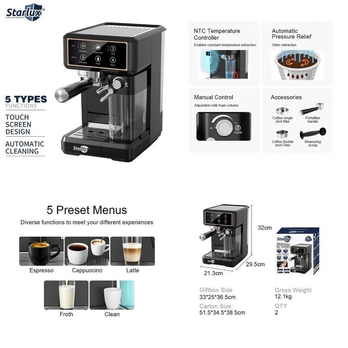 Kofemashina starlux 29024