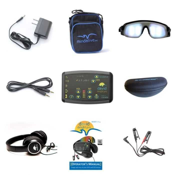 David Delight Pro with a Multi-Color Eyeset - комбиниран невро-релакс апарат