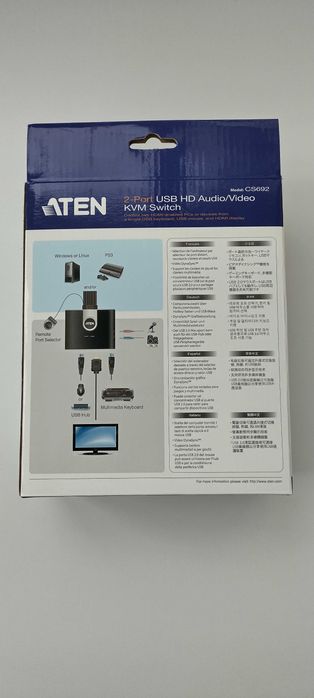 2-Port USB HD Audio/Video KVM switch ATEN