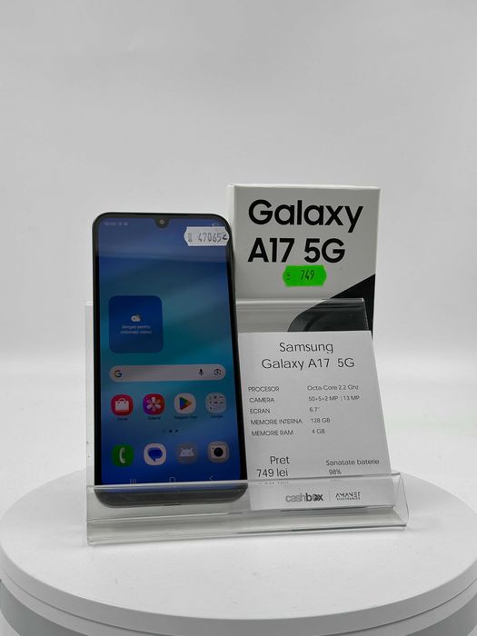 Samsung Galaxy A17 5G 128GB 4GB RAM Garantie 24 Luni CashBox