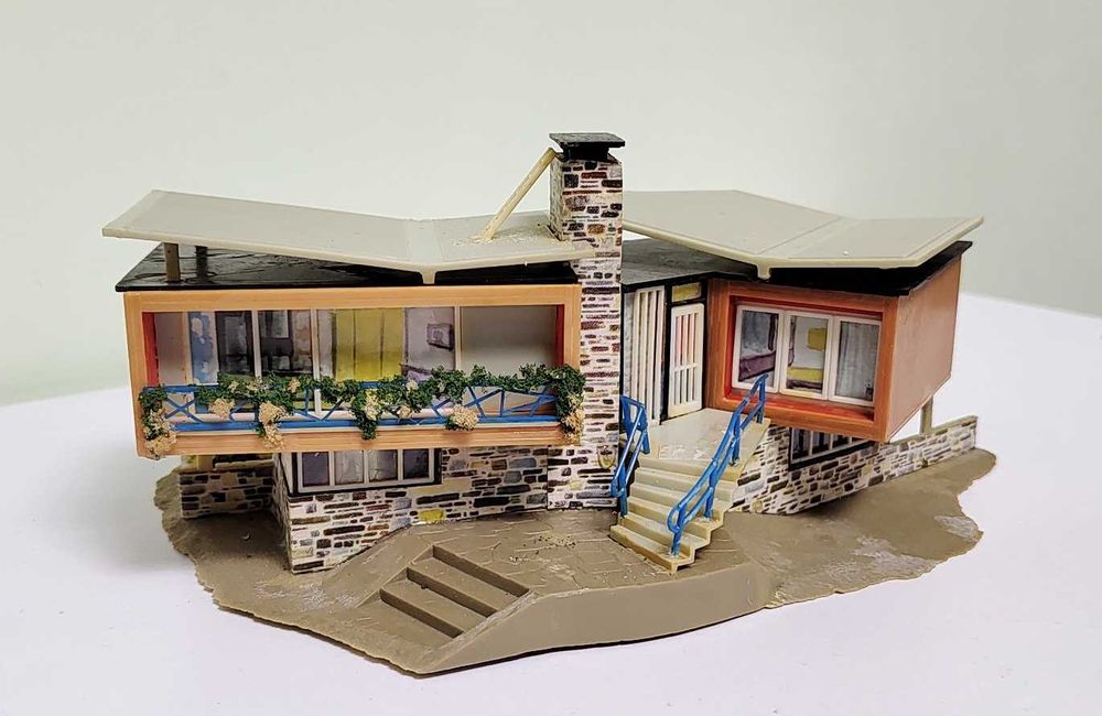 macheta casa Faller B-271 ( Villa im Tessin ) pentru diorama H0 1:87 CFR
