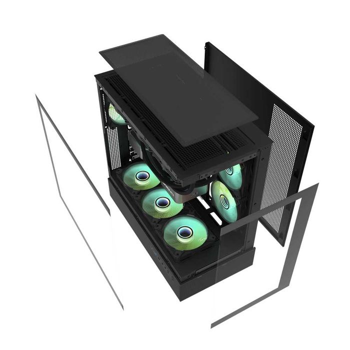 ' Корпус для ПК darkFlash DPX90 BLACK (ATX, 4x Fans)