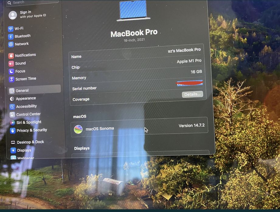 Macbook pro 2021 16’ cu cutia originala