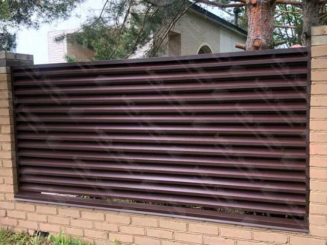 Забор жалюзи еврозабор