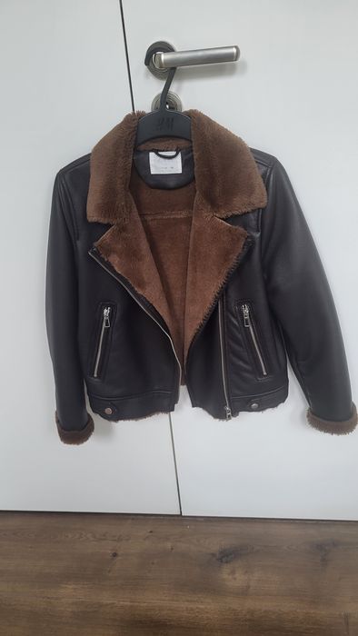 Geaca biker Zara Kids, pentru fete, 152 cm