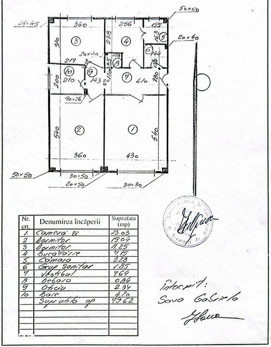 Camera de Comert - Splaiul Unirii 3 camere decomandate, 79 mp - STRADA