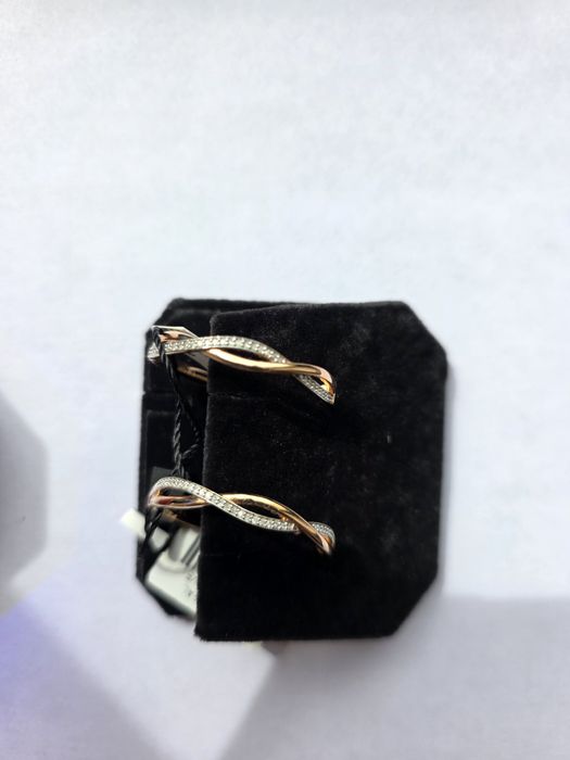 Стильные серьги-кольца