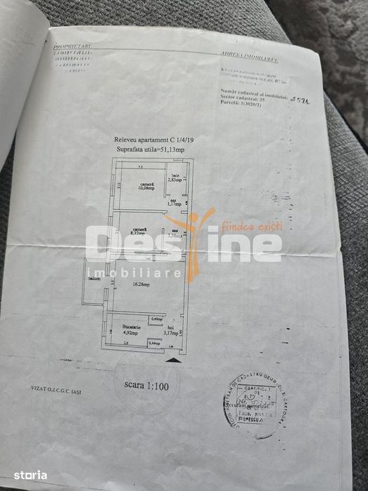 Apartament 3 camere renovat și mobilat – zona Dacia