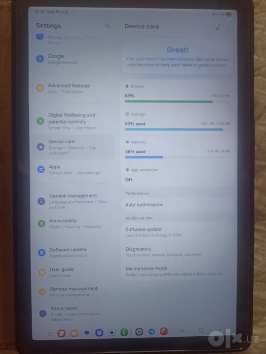 Samsung galaxy Tab a 9+ 5G
