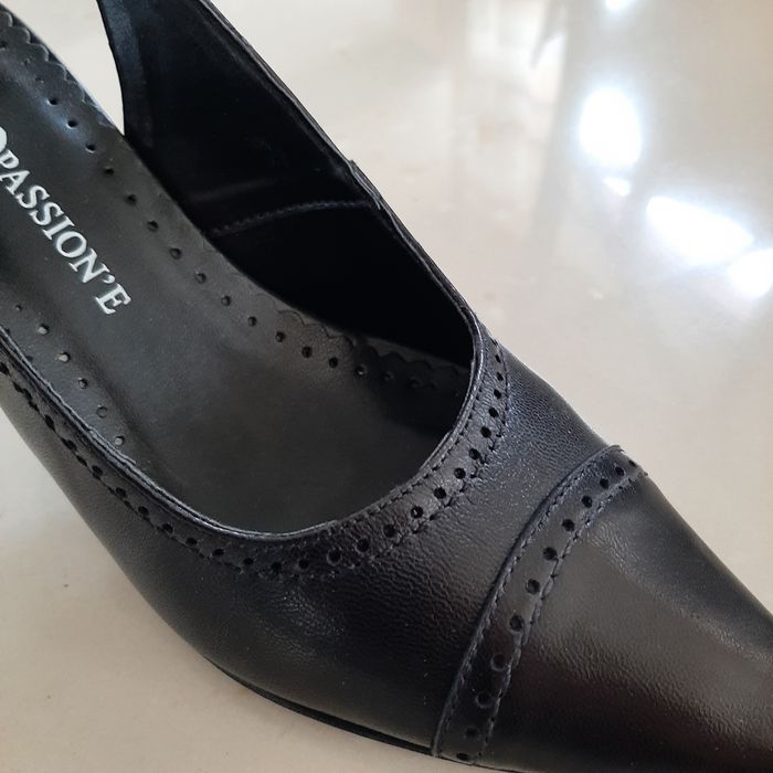 Pantofi dama decupați la spate, piele naturala, noi, eleganti