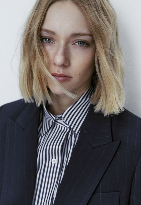 Sacou Massimo Dutti, bleumarin