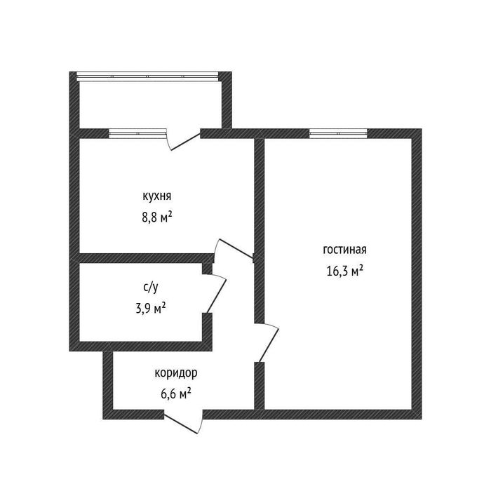 Продажа 1-комнатной квартиры