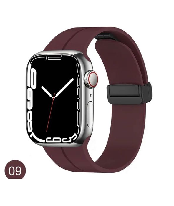 Curea/Husa Folie Silicon Magnetica Compatibila Ceas Apple Watch