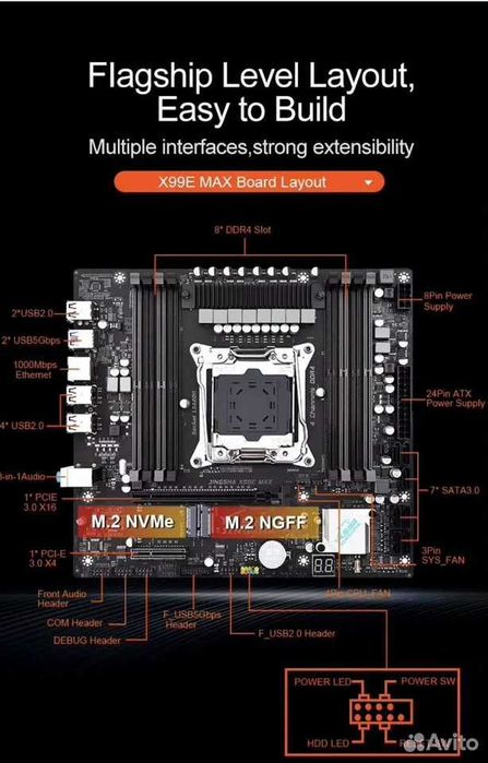 Xeon e5 2690 v4 комплект, 32 gb DDR4