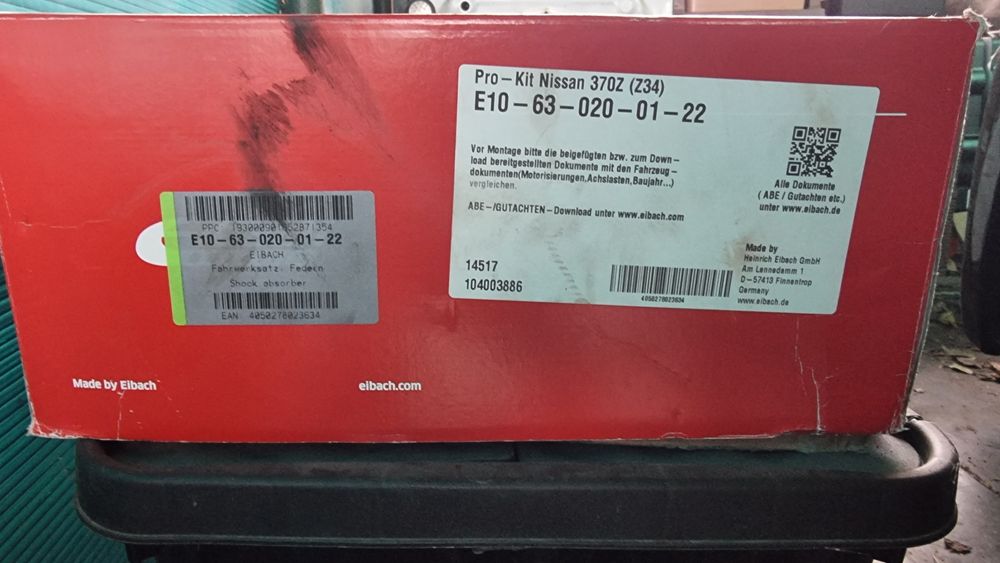 Понижаващи пружини Eibach Pro Kit за 370z/G37