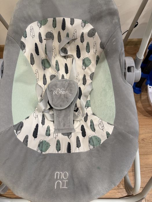 Електрическа бебешка люлка Rhea Мента