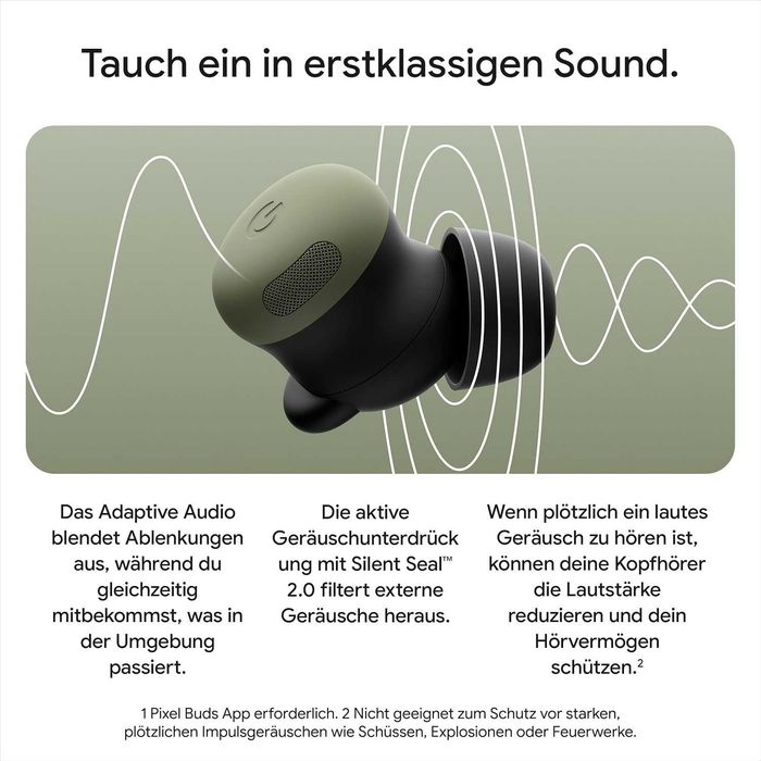 Casti In-Ear Google Pixel Buds Pro 2,TWS, ANC,Google AI,Bt,Microfon Fast Pair Porcelain sigilat