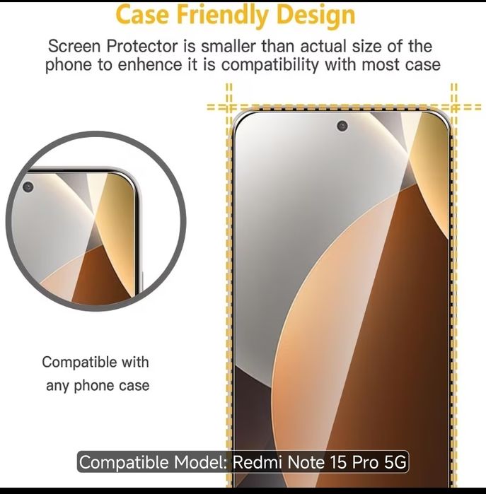 Folie protectie telefon display + camera  Xiaomi Redmi Note 15 Pro 5G. Husa telefon