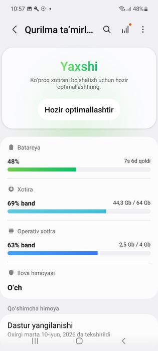 Galxy a51   64gb ga 4gb