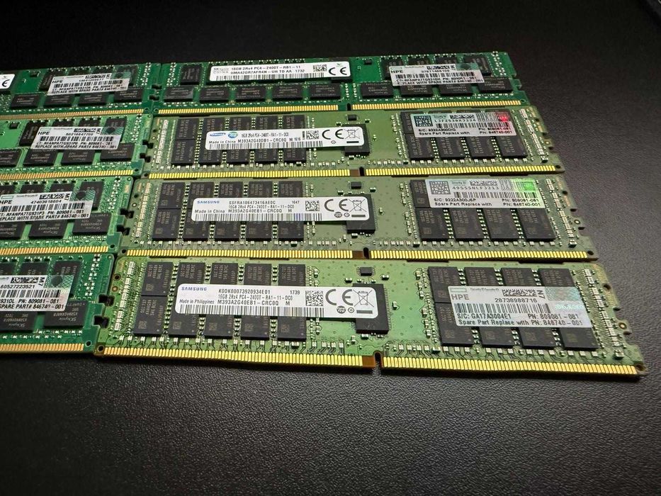 Lot 128GB RAM Server (8 x 16GB) DDR4-2400T ECC RDIMM – SK Hynix & Samsung
