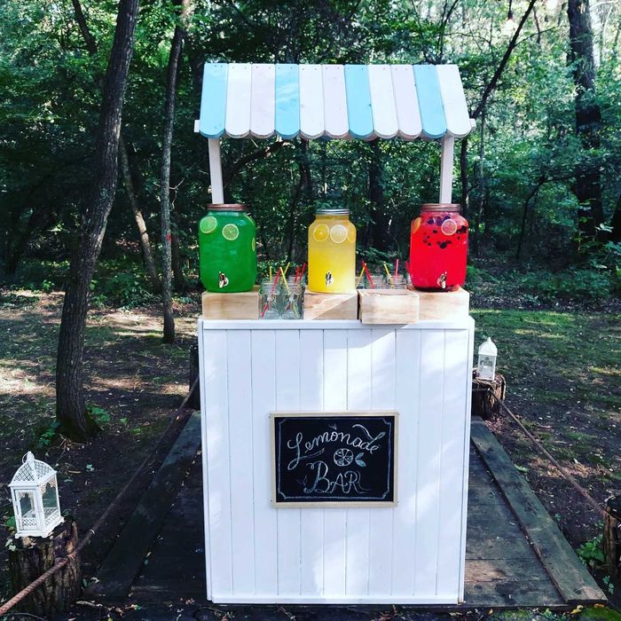 Limonada înghețată vata de zahar decorațiune baloane