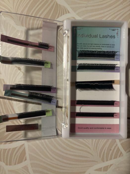 Set gene pentru extensii - diferite mărimi și curburi - parțial folosite