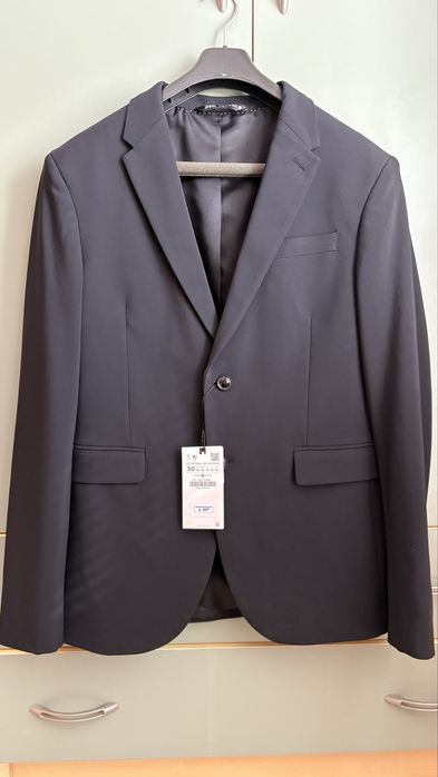 ZARA НОВО черно мъжко сако