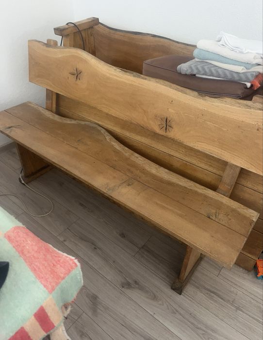 Masa si banci de stejar