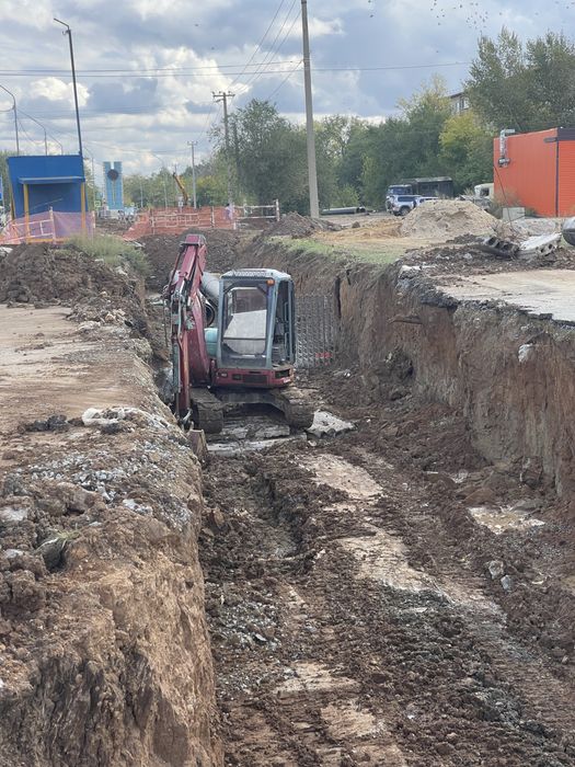 Колесный экскаватор аренда