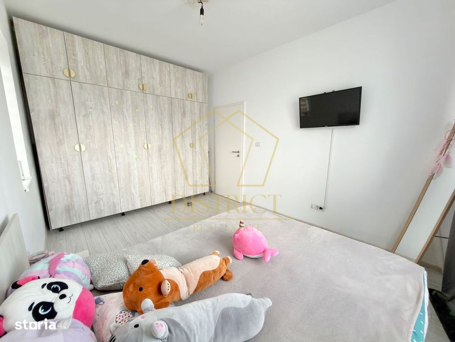Apartament cu 2 camere mobilat si utilat la etaj intermediar in Giroc