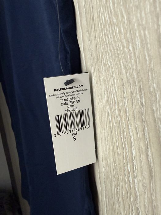 Polo Ralph Lauren set 2 tricouri corp bleumarin cu logo brodat S noi