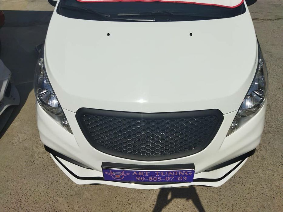 Spark тюнинг бампер бампер буфер bufer bafer