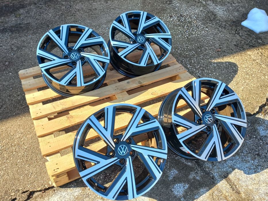 17"Vw 5х112 Golf Gti Gtd Passat Touran Caddy 7.5ж ет40 Чисто Нови