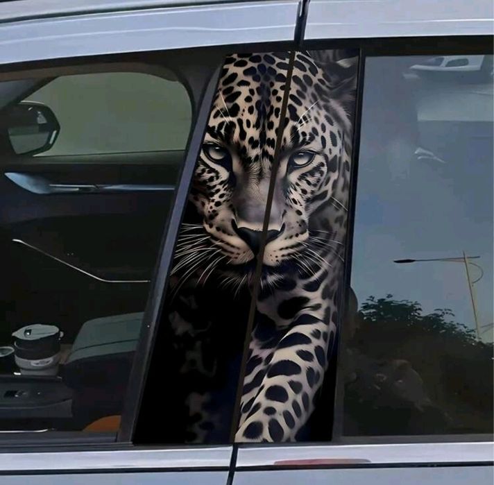 Водоустойчиви винилови стикери за кола комплект от 2 бр.