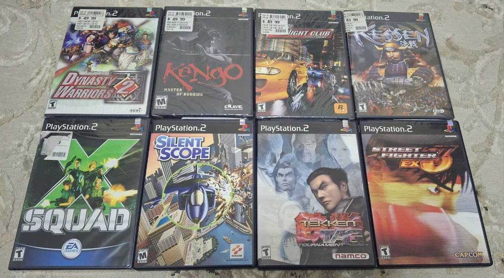 PS2 лицензионные диски игры sony ps2 xbox og