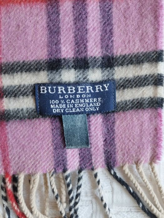 Burberry винтидж кашмирен шал